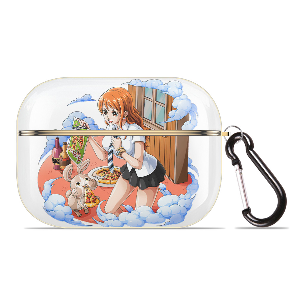 ワンピース ナミ ONE PIECE Nami 【AirPods Pro用】ハードシェル保護ケース｜耐衝撃・防指紋・カラビナ付き商品仕様