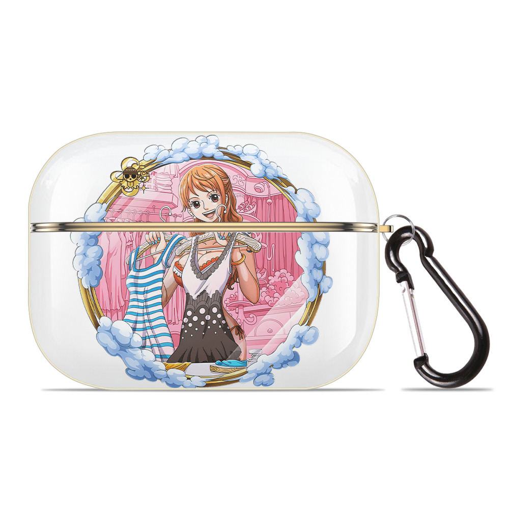 ワンピース ナミ ONE PIECE Nami 【AirPods Pro用】ハードシェル保護ケース｜耐衝撃・防指紋・カラビナ付き商品仕様