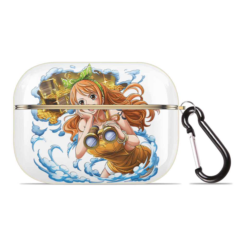 ワンピース ナミ ONE PIECE Nami 【AirPods Pro用】ハードシェル保護ケース｜耐衝撃・防指紋・カラビナ付き商品仕様