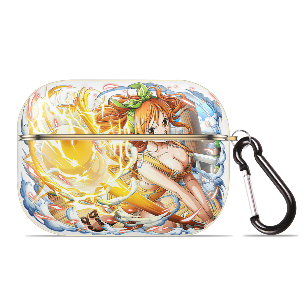 ワンピース ナミ ONE PIECE Nami 【AirPods Pro用】ハードシェル保護ケース｜耐衝撃・防指紋・カラビナ付き商品仕様