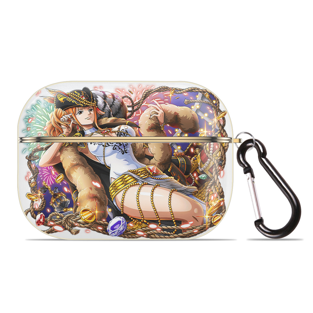 ワンピース ナミ ONE PIECE Nami 【AirPods Pro用】ハードシェル保護ケース｜耐衝撃・防指紋・カラビナ付き商品仕様
