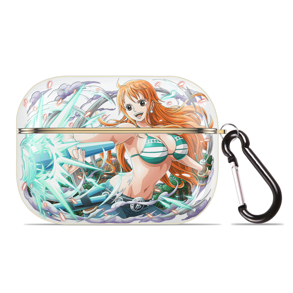 ワンピース ナミ ONE PIECE Nami 【AirPods Pro用】ハードシェル保護ケース｜耐衝撃・防指紋・カラビナ付き商品仕様
