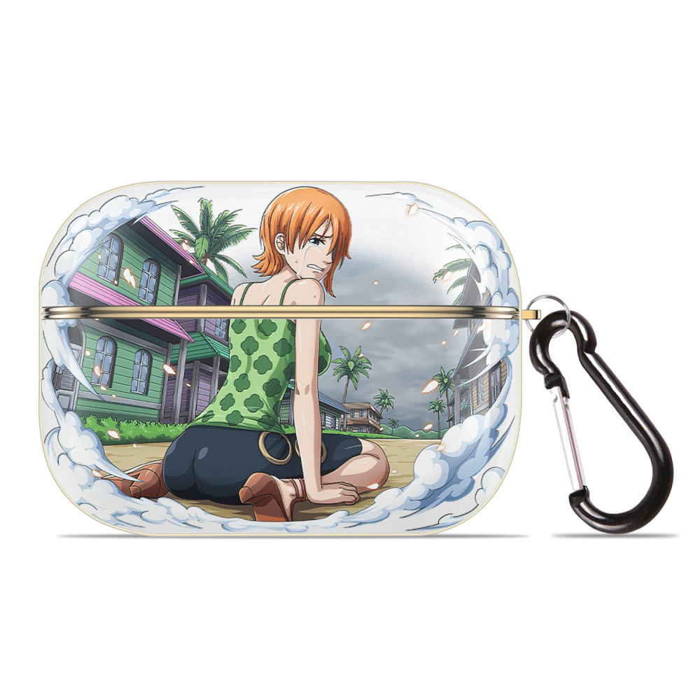 ワンピース ナミ ONE PIECE Nami 【AirPods Pro用】ハードシェル保護ケース｜耐衝撃・防指紋・カラビナ付き商品仕様