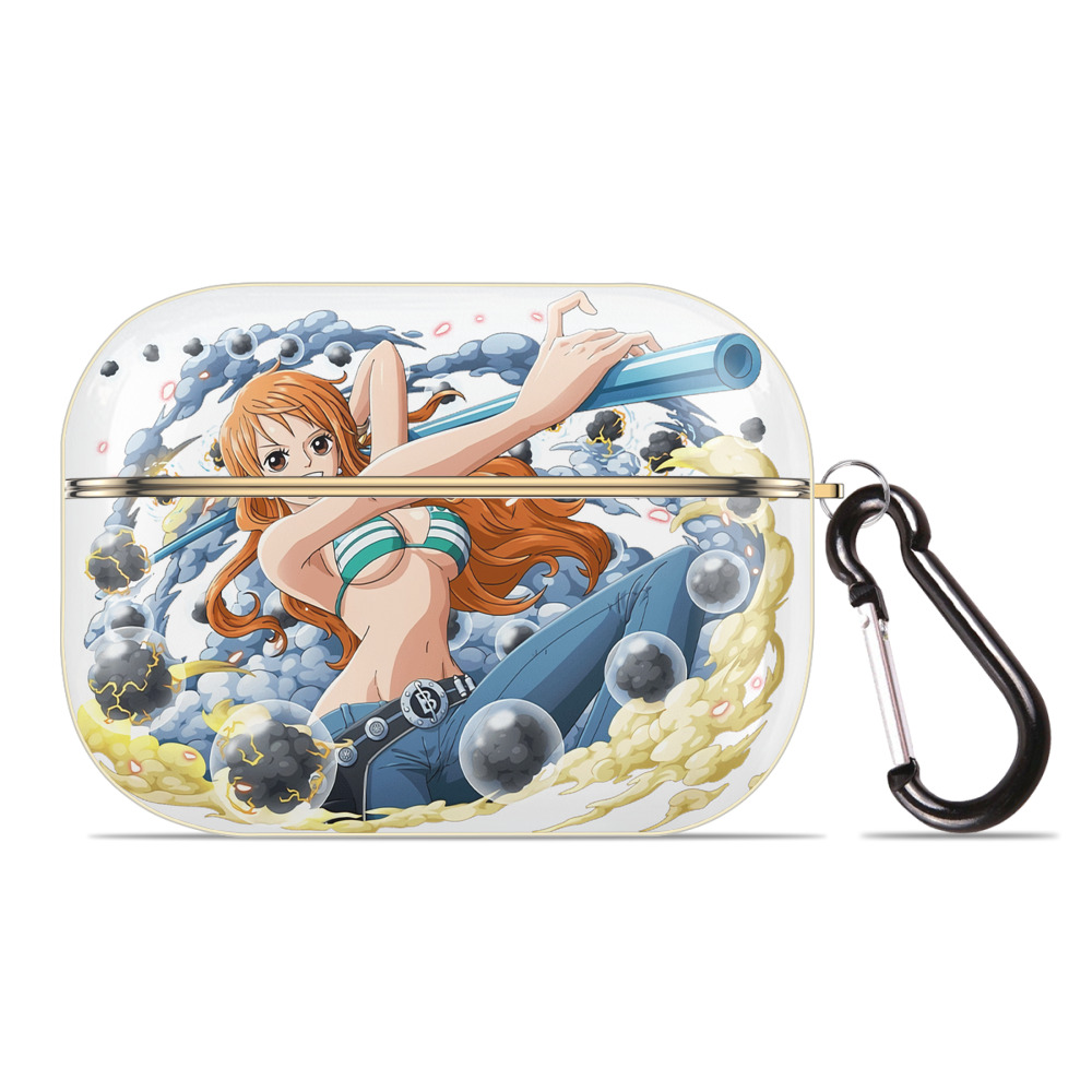 ワンピース ナミ ONE PIECE Nami 【AirPods Pro用】ハードシェル保護ケース｜耐衝撃・防指紋・カラビナ付き商品仕様