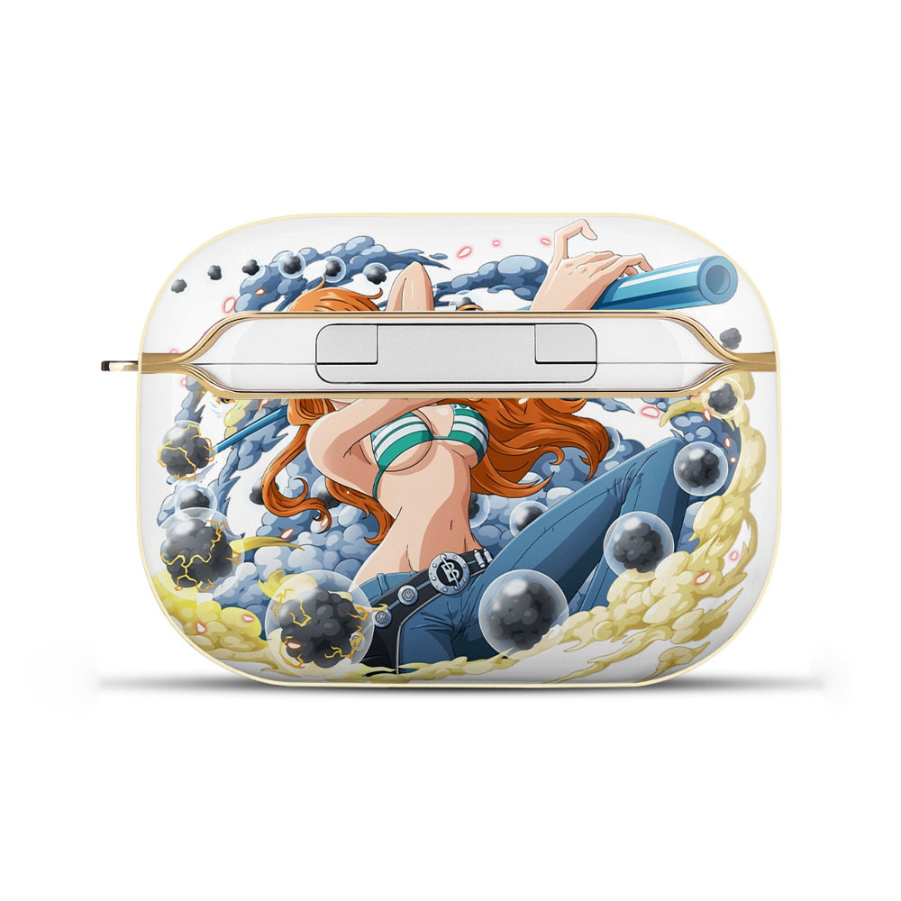 ワンピース ナミ ONE PIECE Nami 【AirPods Pro用】ハードシェル保護ケース｜耐衝撃・防指紋・カラビナ付き商品仕様