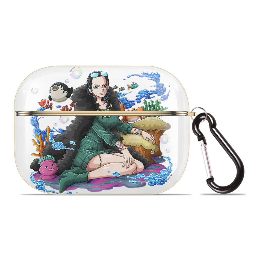 ワンピース ニコ・ロビン ONE PIECE Nico Robin 【AirPods Pro用】ハードシェル保護ケース｜耐衝撃・防指紋・カラビナ付き商品仕様