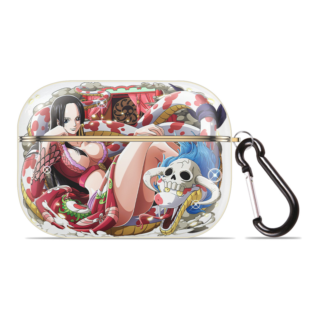 ワンピース ボア・ハンコック ONE PIECE Boa·Hancock 【AirPods Pro用】ハードシェル保護ケース｜耐衝撃・防指紋・カラビナ付き商品仕様