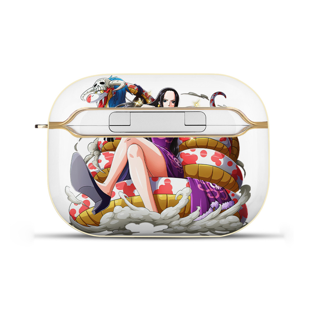 ワンピース ボア・ハンコック ONE PIECE Boa·Hancock 【AirPods Pro用】ハードシェル保護ケース｜耐衝撃・防指紋・カラビナ付き商品仕様