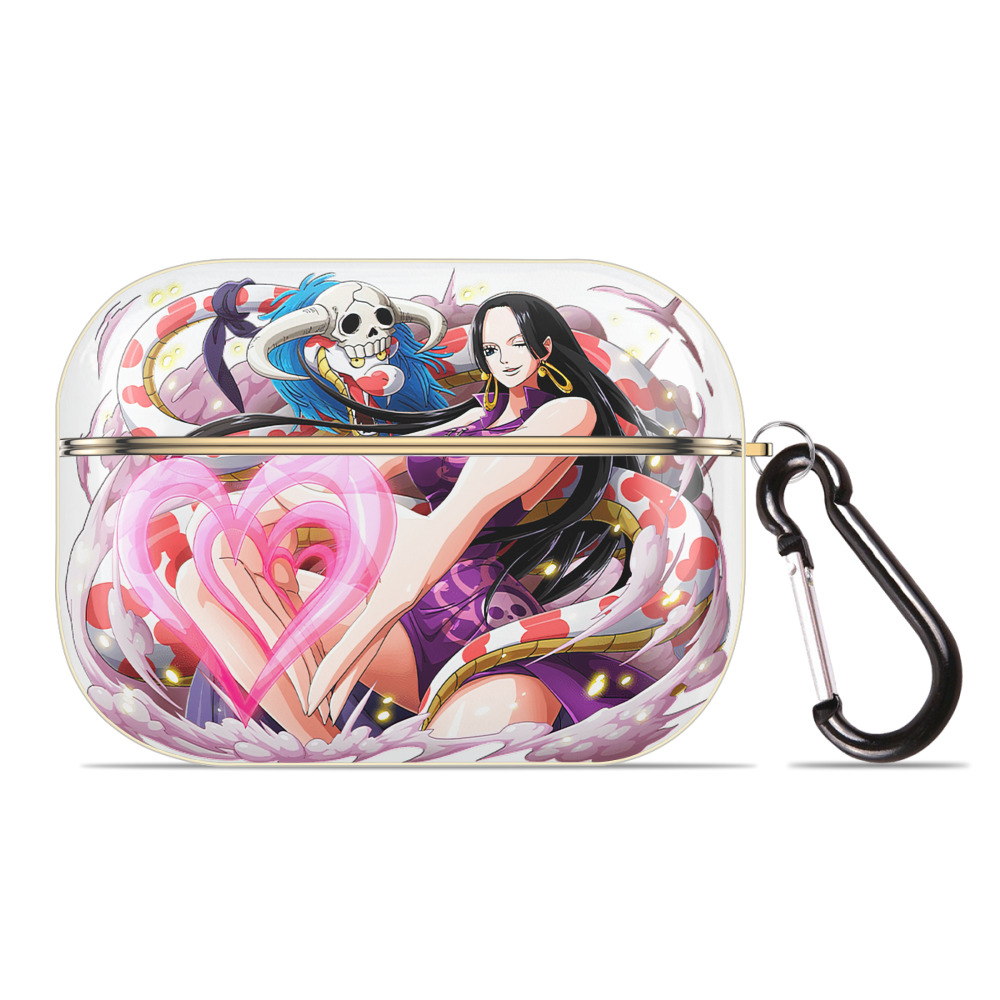 ワンピース ボア・ハンコック ONE PIECE Boa·Hancock 【AirPods Pro用】ハードシェル保護ケース｜耐衝撃・防指紋・カラビナ付き商品仕様