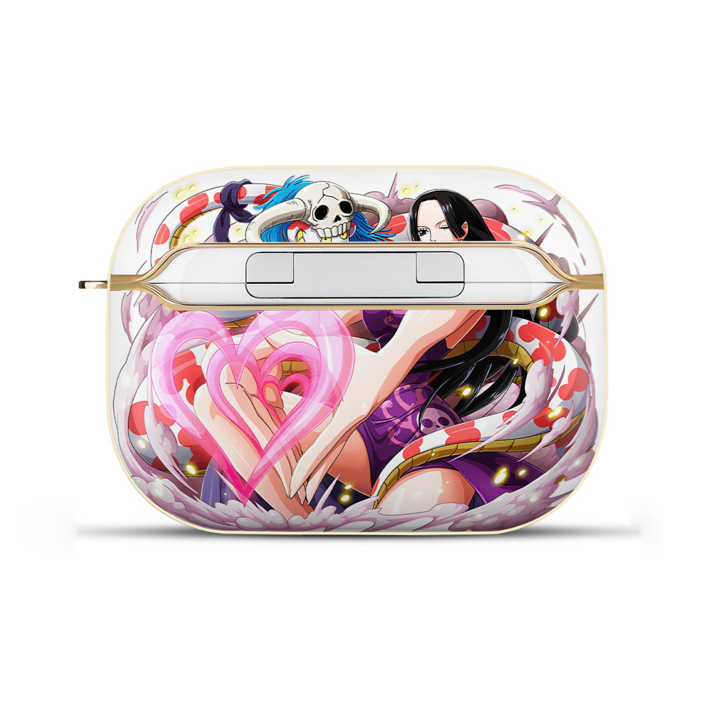 ワンピース ボア・ハンコック ONE PIECE Boa·Hancock 【AirPods Pro用】ハードシェル保護ケース｜耐衝撃・防指紋・カラビナ付き商品仕様