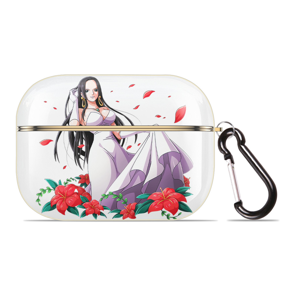 （画像用） ワンピース ボア・ハンコック ONE PIECE Boa·Hancock 【AirPods Pro用】ハードシェル保護ケース｜耐衝撃・防指紋・カラビナ付き商品仕様