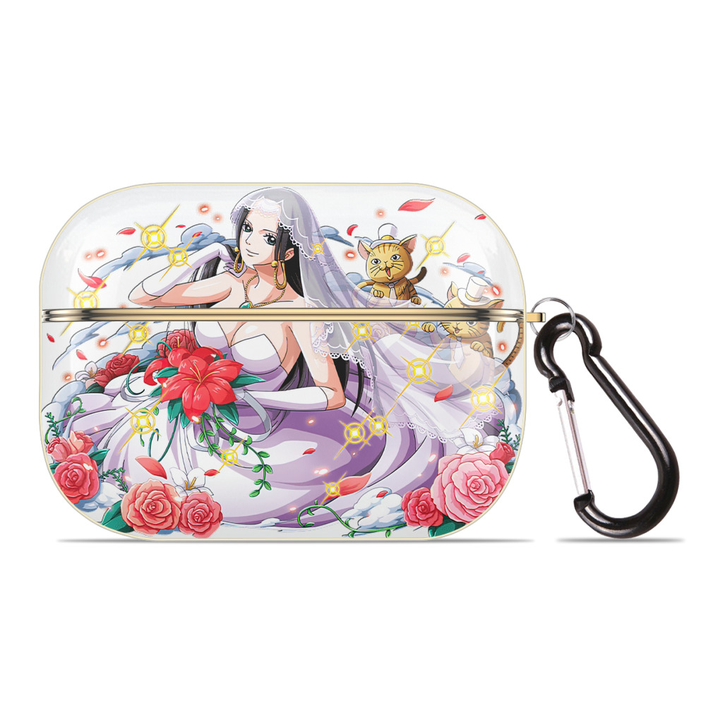 ワンピース ボア・ハンコック ONE PIECE Boa·Hancock 【AirPods Pro用】ハードシェル保護ケース｜耐衝撃・防指紋・カラビナ付き商品仕様