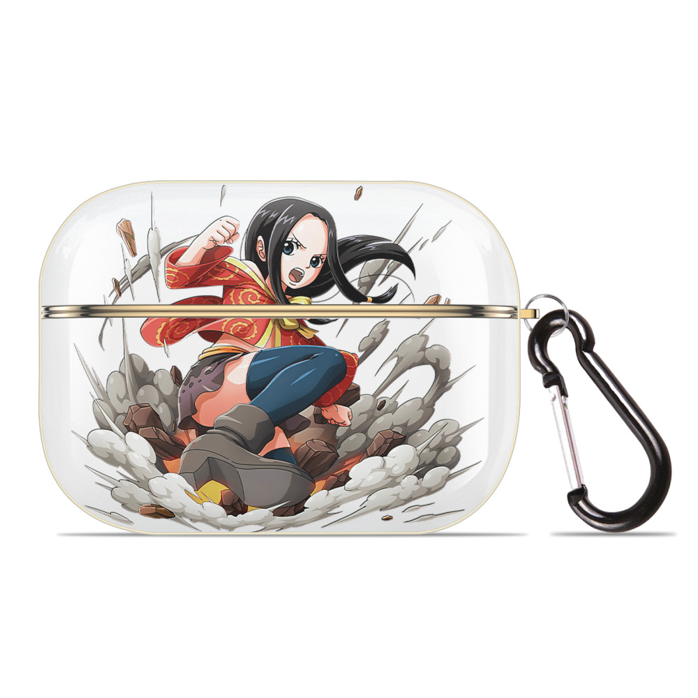 ワンピース ボア・ハンコック ONE PIECE Boa·Hancock 【AirPods Pro用】ハードシェル保護ケース｜耐衝撃・防指紋・カラビナ付き商品仕様