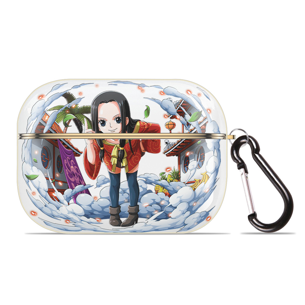 ワンピース ボア・ハンコック ONE PIECE Boa·Hancock 【AirPods Pro用】ハードシェル保護ケース｜耐衝撃・防指紋・カラビナ付き商品仕様