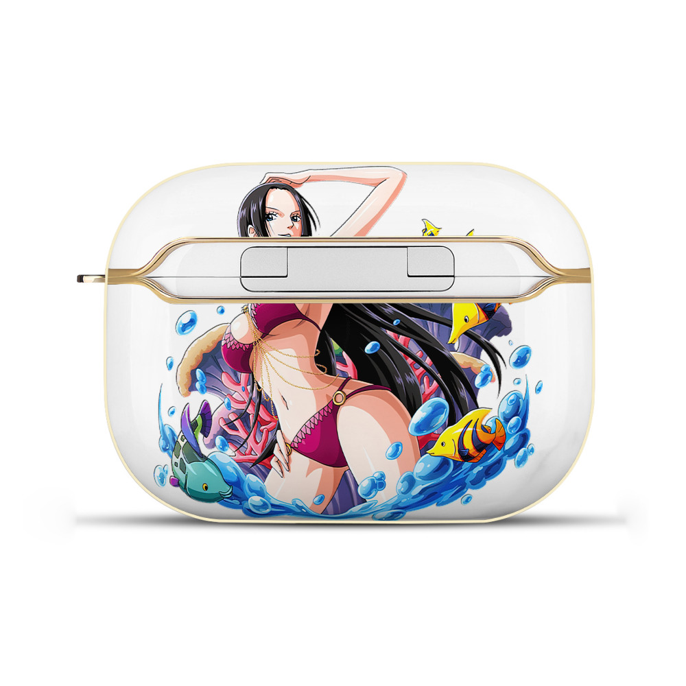 ワンピース ボア・ハンコック ONE PIECE Boa·Hancock 【AirPods Pro用】ハードシェル保護ケース｜耐衝撃・防指紋・カラビナ付き商品仕様