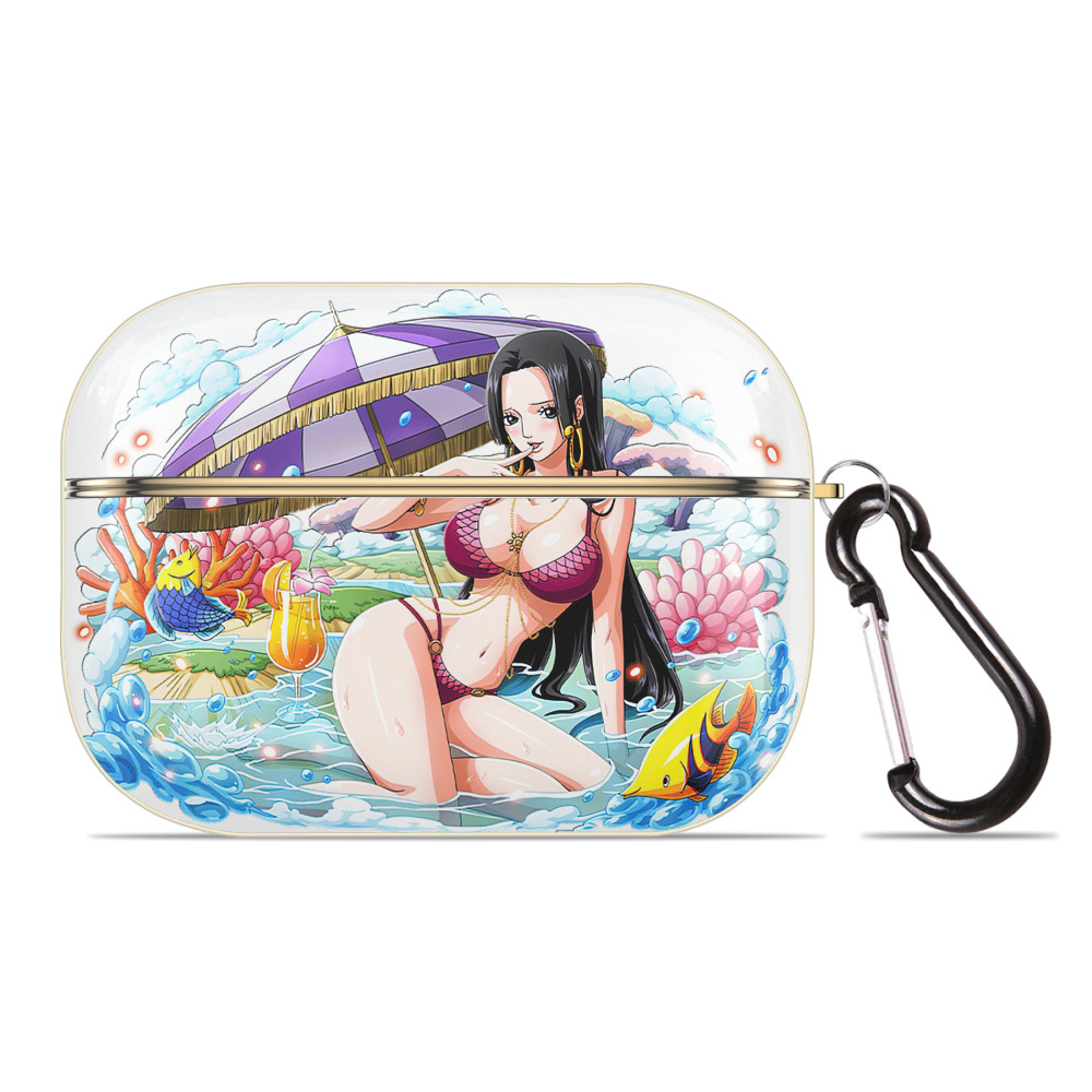 （画像用） ワンピース ボア・ハンコック ONE PIECE Boa·Hancock 【AirPods Pro用】ハードシェル保護ケース｜耐衝撃・防指紋・カラビナ付き商品仕様