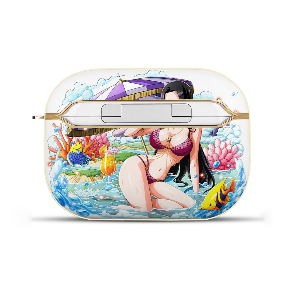 ワンピース ボア・ハンコック ONE PIECE Boa·Hancock 【AirPods Pro用】ハードシェル保護ケース｜耐衝撃・防指紋・カラビナ付き商品仕様