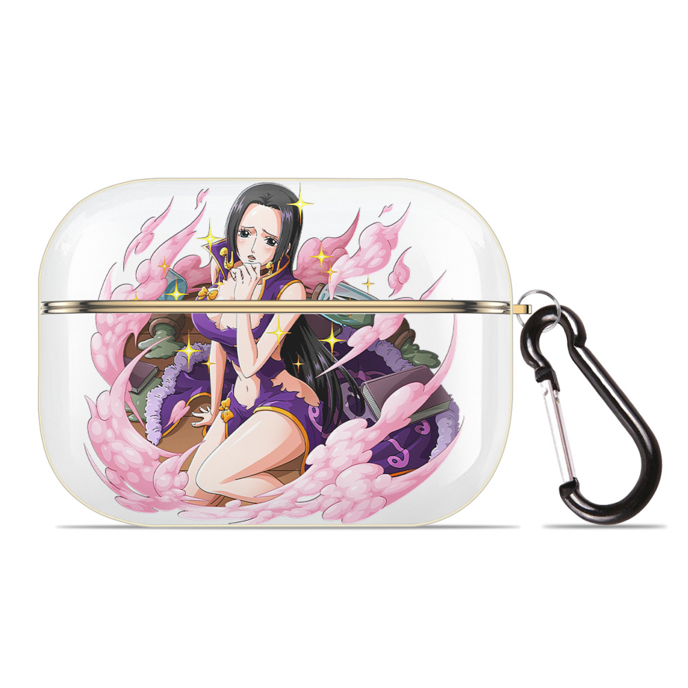 ワンピース ボア・ハンコック ONE PIECE Boa·Hancock 【AirPods Pro用】ハードシェル保護ケース｜耐衝撃・防指紋・カラビナ付き商品仕様