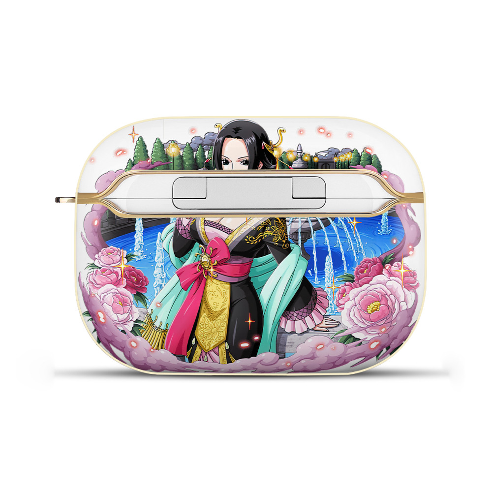 ワンピース ボア・ハンコック ONE PIECE Boa·Hancock 【AirPods Pro用】ハードシェル保護ケース｜耐衝撃・防指紋・カラビナ付き商品仕様