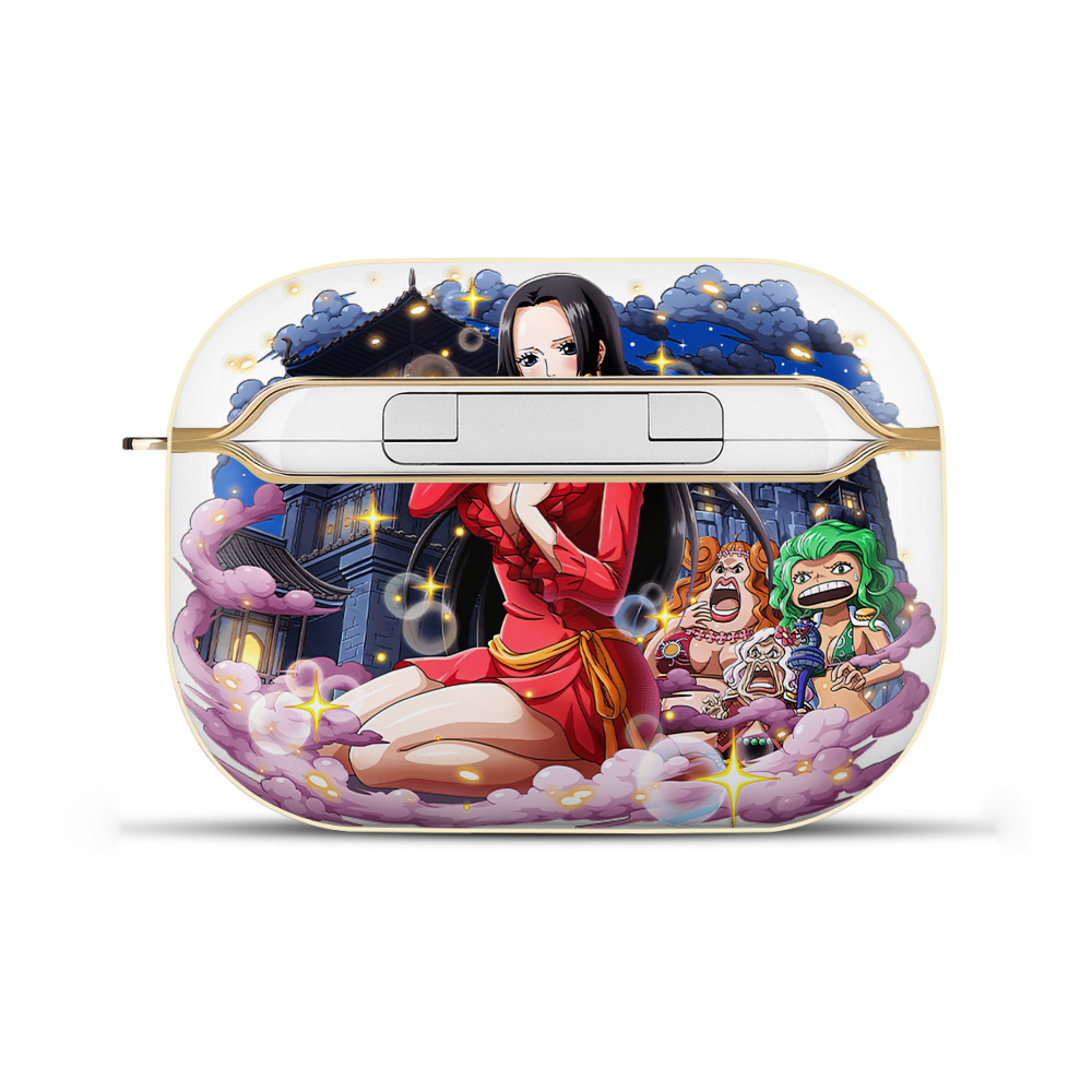 ワンピース ボア・ハンコック ONE PIECE Boa·Hancock 【AirPods Pro用】ハードシェル保護ケース｜耐衝撃・防指紋・カラビナ付き商品仕様