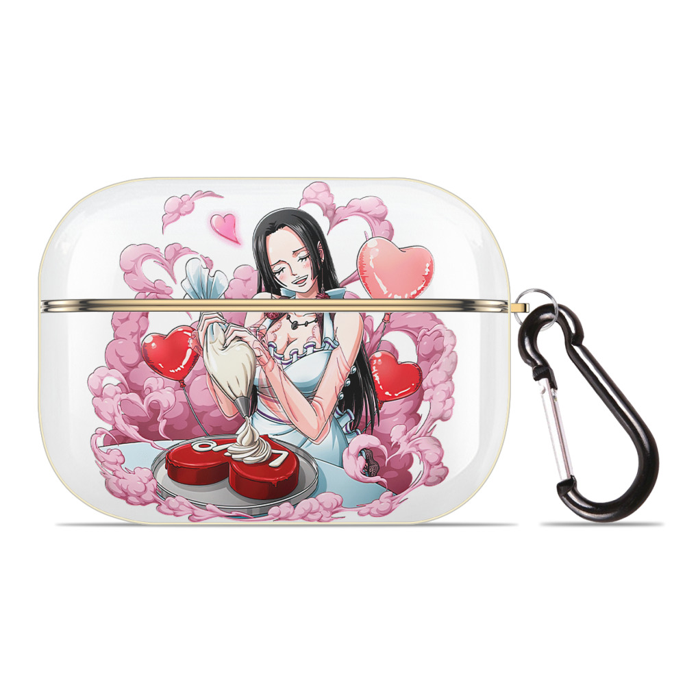 ワンピース ボア・ハンコック ONE PIECE Boa·Hancock 【AirPods Pro用】ハードシェル保護ケース｜耐衝撃・防指紋・カラビナ付き商品仕様