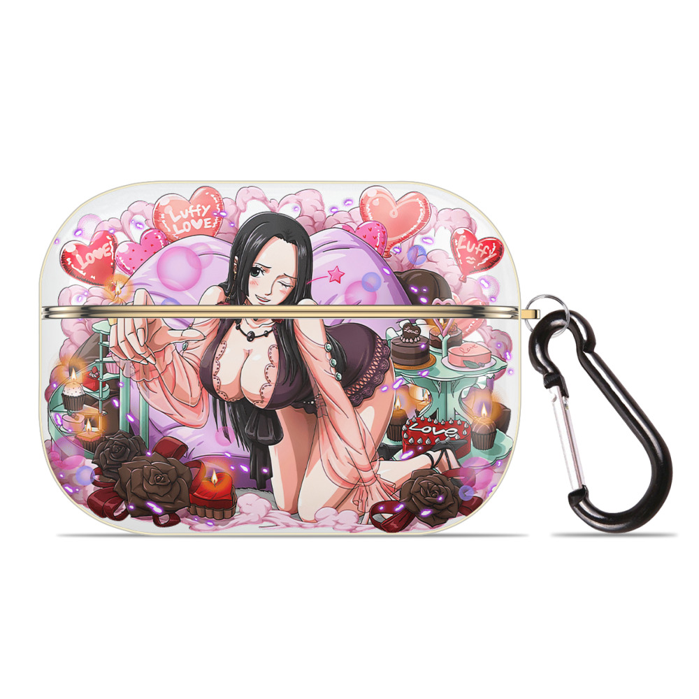 ワンピース ボア・ハンコック ONE PIECE Boa·Hancock 【AirPods Pro用】ハードシェル保護ケース｜耐衝撃・防指紋・カラビナ付き商品仕様