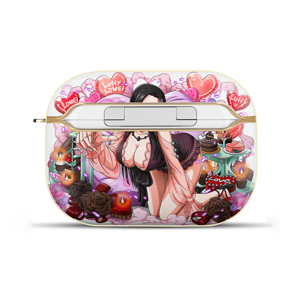ワンピース ボア・ハンコック ONE PIECE Boa·Hancock 【AirPods Pro用】ハードシェル保護ケース｜耐衝撃・防指紋・カラビナ付き商品仕様