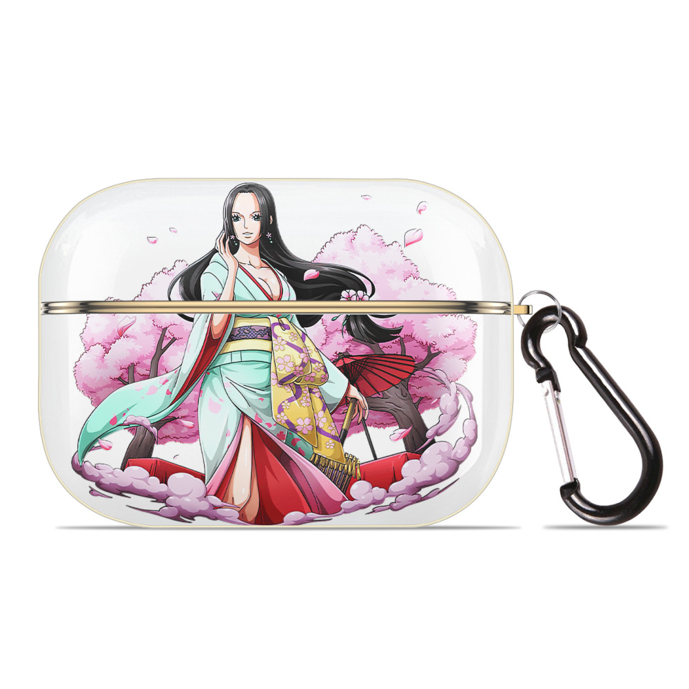 ワンピース ボア・ハンコック ONE PIECE Boa·Hancock 【AirPods Pro用】ハードシェル保護ケース｜耐衝撃・防指紋・カラビナ付き商品仕様