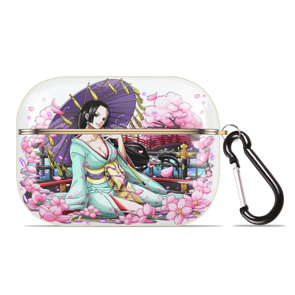 ワンピース ボア・ハンコック ONE PIECE Boa·Hancock 【AirPods Pro用】ハードシェル保護ケース｜耐衝撃・防指紋・カラビナ付き商品仕様