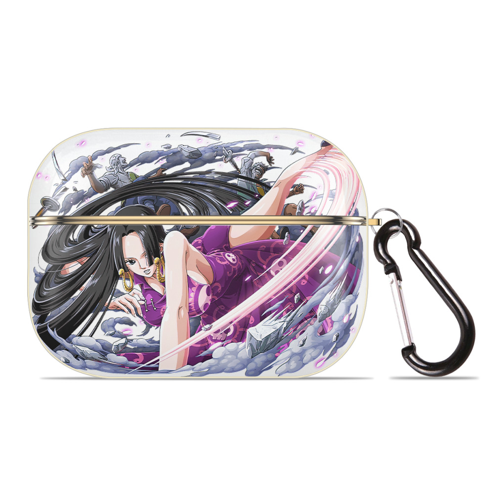 ワンピース ボア・ハンコック ONE PIECE Boa·Hancock 【AirPods Pro用】ハードシェル保護ケース｜耐衝撃・防指紋・カラビナ付き商品仕様