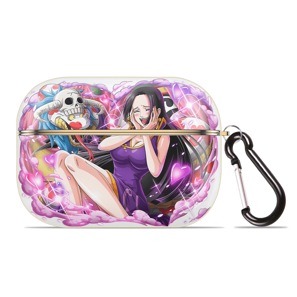 ワンピース ボア・ハンコック ONE PIECE Boa·Hancock 【AirPods Pro用】ハードシェル保護ケース｜耐衝撃・防指紋・カラビナ付き商品仕様