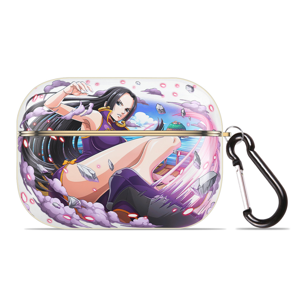 ワンピース ボア・ハンコック ONE PIECE Boa·Hancock 【AirPods Pro用】ハードシェル保護ケース｜耐衝撃・防指紋・カラビナ付き商品仕様