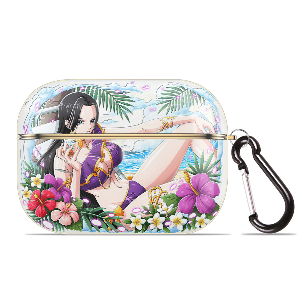 ワンピース ボア・ハンコック ONE PIECE Boa·Hancock 【AirPods Pro用】ハードシェル保護ケース｜耐衝撃・防指紋・カラビナ付き商品仕様