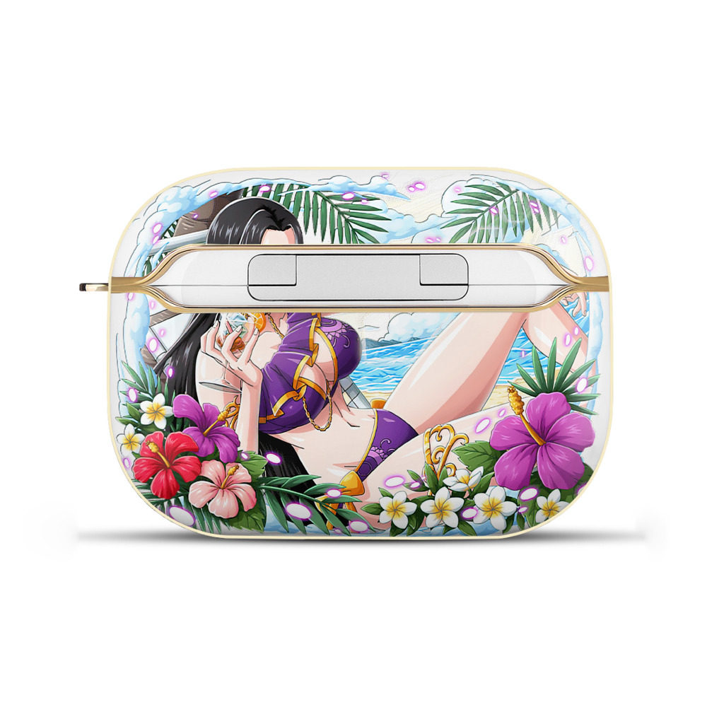 ワンピース ボア・ハンコック ONE PIECE Boa·Hancock 【AirPods Pro用】ハードシェル保護ケース｜耐衝撃・防指紋・カラビナ付き商品仕様