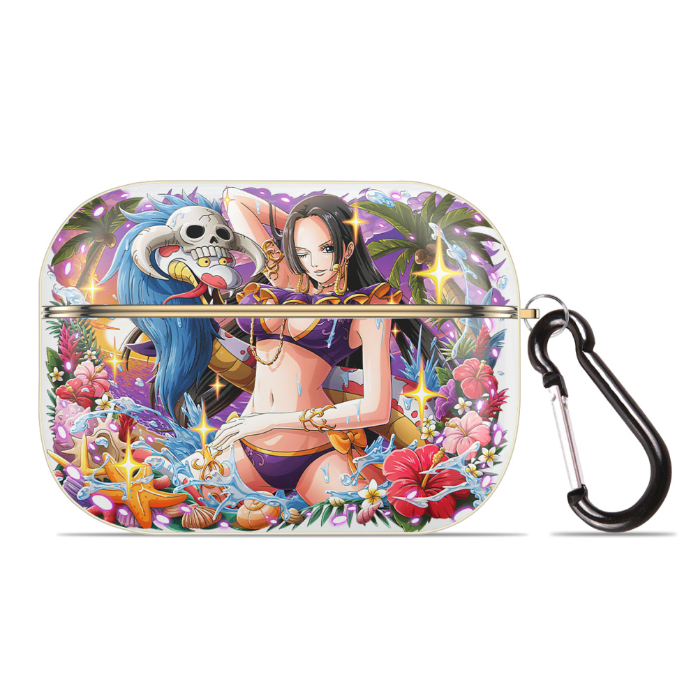 ワンピース ボア・ハンコック ONE PIECE Boa·Hancock 【AirPods Pro用】ハードシェル保護ケース｜耐衝撃・防指紋・カラビナ付き商品仕様