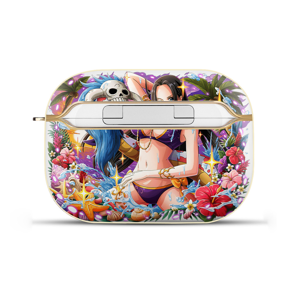ワンピース ボア・ハンコック ONE PIECE Boa·Hancock 【AirPods Pro用】ハードシェル保護ケース｜耐衝撃・防指紋・カラビナ付き商品仕様