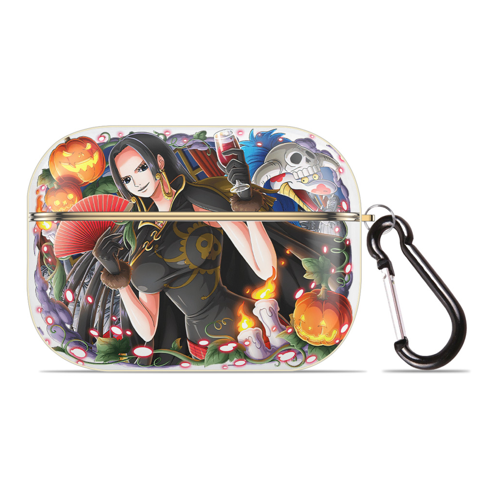 ワンピース ボア・ハンコック ONE PIECE Boa·Hancock 【AirPods Pro用】ハードシェル保護ケース｜耐衝撃・防指紋・カラビナ付き商品仕様