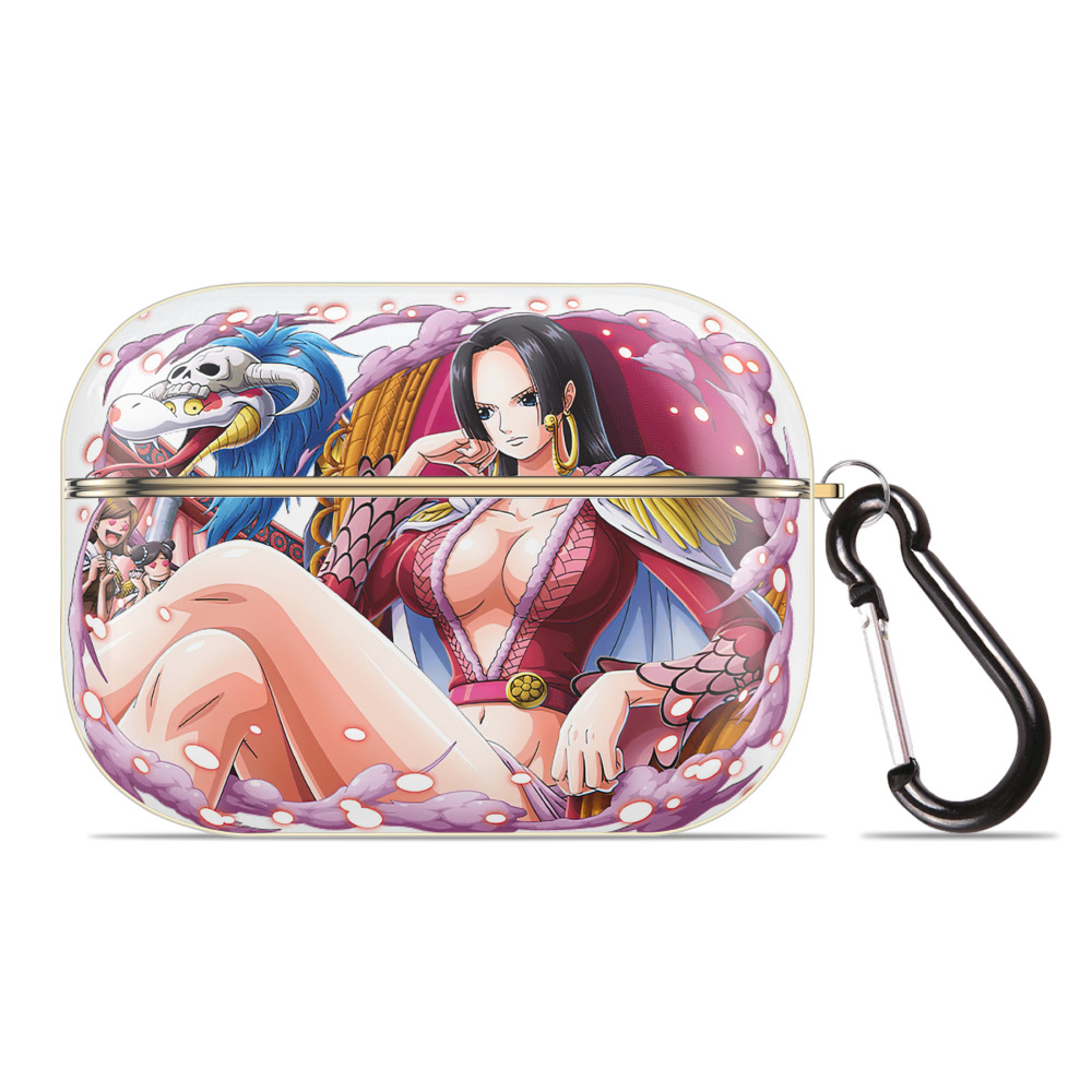 ワンピース ボア・ハンコック ONE PIECE Boa·Hancock 【AirPods Pro用】ハードシェル保護ケース｜耐衝撃・防指紋・カラビナ付き商品仕様