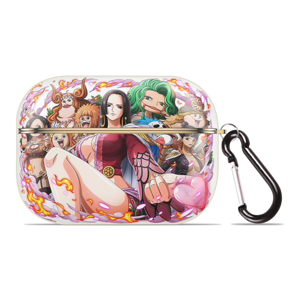 ワンピース ボア・ハンコック ONE PIECE Boa·Hancock 【AirPods Pro用】ハードシェル保護ケース｜耐衝撃・防指紋・カラビナ付き商品仕様