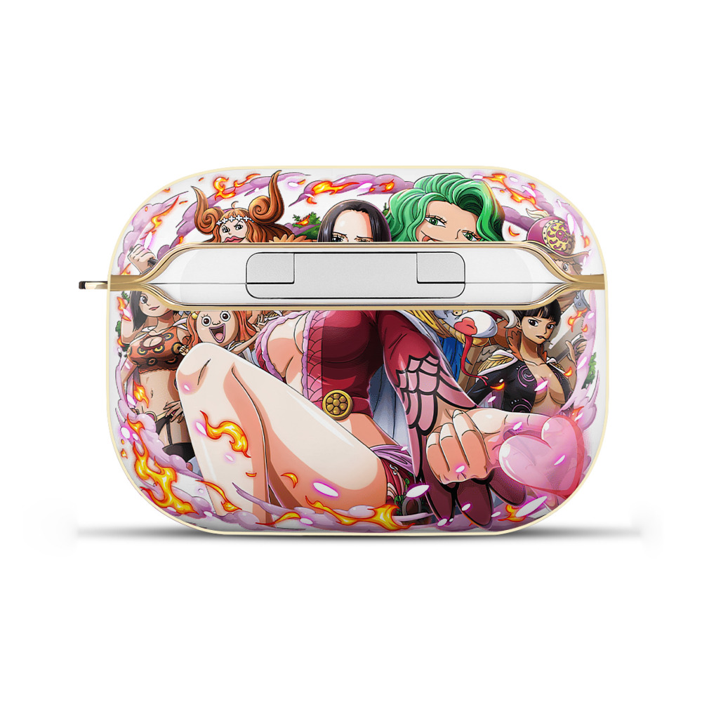 ワンピース ボア・ハンコック ONE PIECE Boa·Hancock 【AirPods Pro用】ハードシェル保護ケース｜耐衝撃・防指紋・カラビナ付き商品仕様