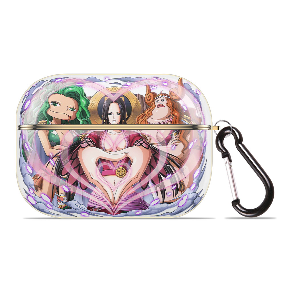ワンピース ボア・ハンコック ONE PIECE Boa·Hancock 【AirPods Pro用】ハードシェル保護ケース｜耐衝撃・防指紋・カラビナ付き商品仕様