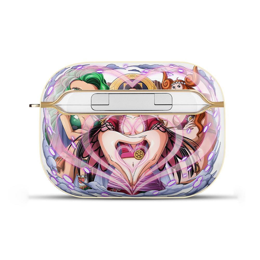 ワンピース ボア・ハンコック ONE PIECE Boa·Hancock 【AirPods Pro用】ハードシェル保護ケース｜耐衝撃・防指紋・カラビナ付き商品仕様