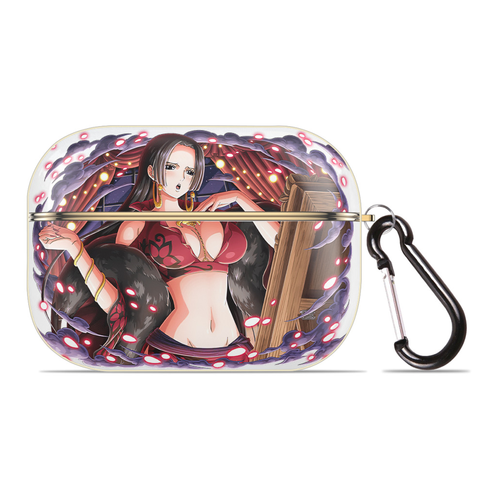 ワンピース ボア・ハンコック ONE PIECE Boa·Hancock 【AirPods Pro用】ハードシェル保護ケース｜耐衝撃・防指紋・カラビナ付き商品仕様
