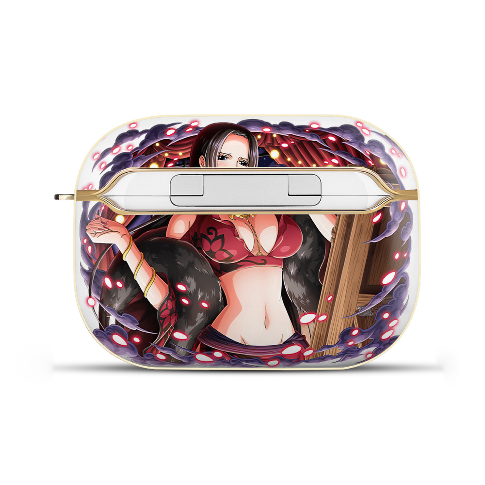 ワンピース ボア・ハンコック ONE PIECE Boa·Hancock 【AirPods Pro用】ハードシェル保護ケース｜耐衝撃・防指紋・カラビナ付き商品仕様