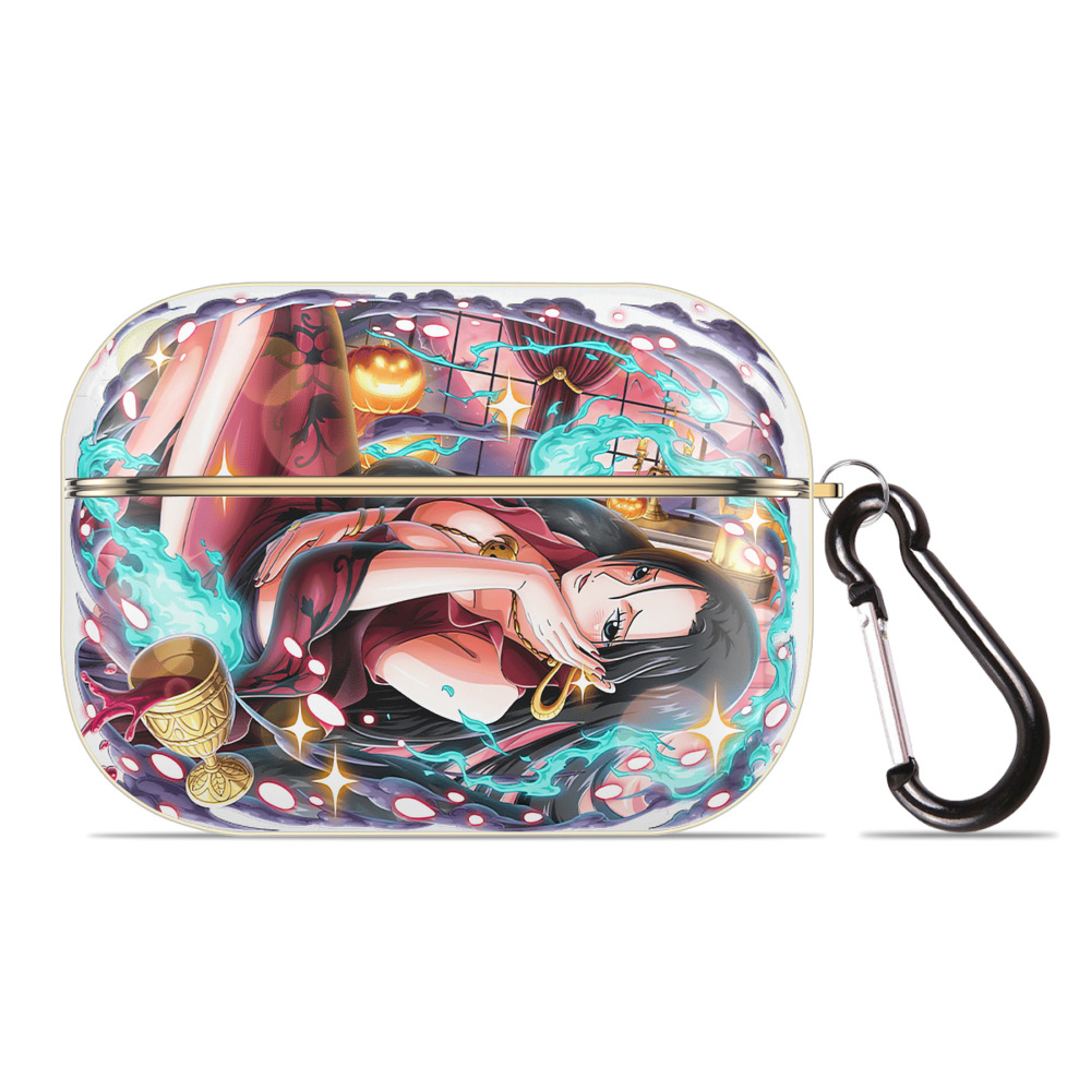 ワンピース ボア・ハンコック ONE PIECE Boa·Hancock 【AirPods Pro用】ハードシェル保護ケース｜耐衝撃・防指紋・カラビナ付き商品仕様