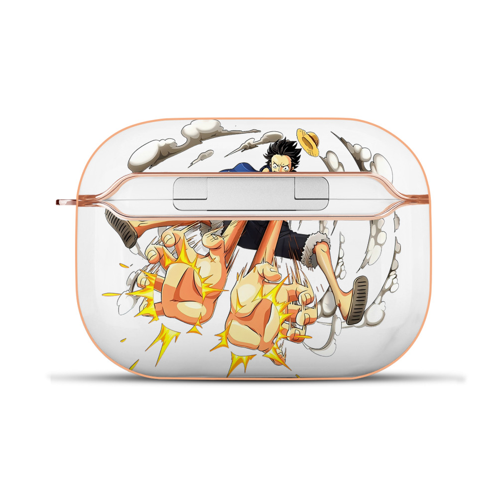 ワンピース モンキー・D・ルフィ ONE PIECE Monkey D. Luffy 【AirPods Pro用】ハードシェル保護ケース｜耐衝撃・防指紋・カラビナ付き商品仕様