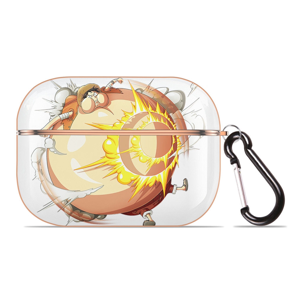 ワンピース モンキー・D・ルフィ ONE PIECE Monkey D. Luffy 【AirPods Pro用】ハードシェル保護ケース｜耐衝撃・防指紋・カラビナ付き商品仕様