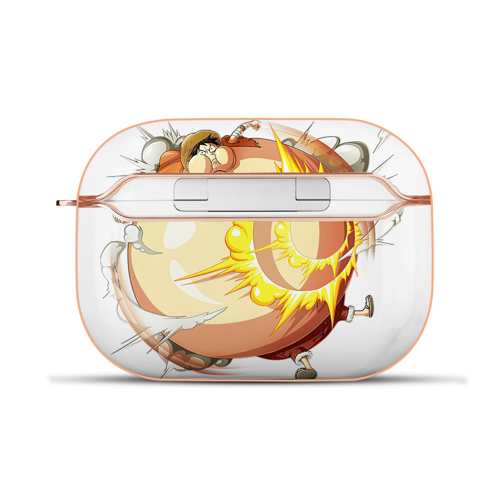 ワンピース モンキー・D・ルフィ ONE PIECE Monkey D. Luffy 【AirPods Pro用】ハードシェル保護ケース｜耐衝撃・防指紋・カラビナ付き商品仕様