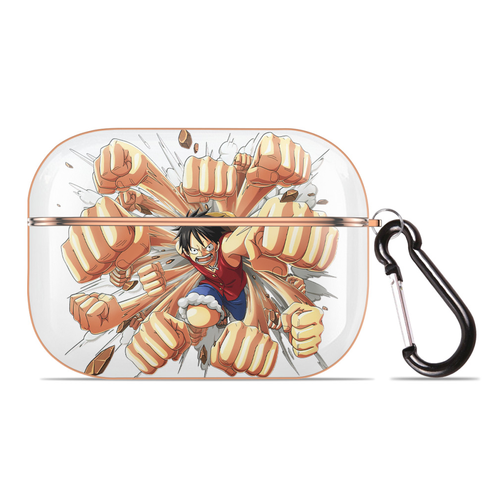 ワンピース モンキー・D・ルフィ ONE PIECE Monkey D. Luffy 【AirPods Pro用】ハードシェル保護ケース｜耐衝撃・防指紋・カラビナ付き商品仕様