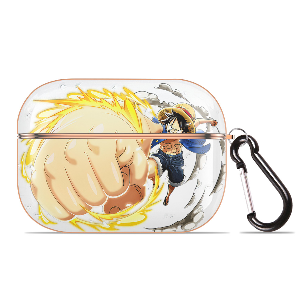 ワンピース モンキー・D・ルフィ ONE PIECE Monkey D. Luffy 【AirPods Pro用】ハードシェル保護ケース｜耐衝撃・防指紋・カラビナ付き商品仕様